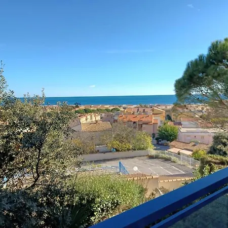 Plain-pied, Terrasse, Piscine, Pleine Vue Mer, A 6' A Pied, Parking, Wifi * Fleury (Aude)