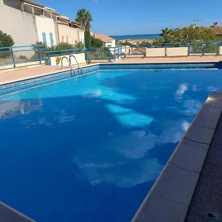 Plain-pied, Terrasse, Piscine, Pleine Vue Mer, A 6' A Pied, Parking, Wifi * Fleury (Aude)
