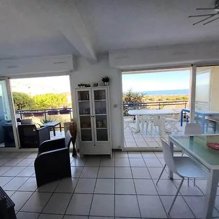 Plain-pied, Terrasse, Piscine, Pleine Vue Mer, A 6' A Pied, Parking, Wifi Apartment