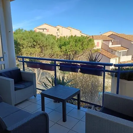 Appartamento Plain-pied, Terrasse, Piscine, Pleine Vue Mer, à 6' à Pied, Parking, Wifi Fleury (Aude)