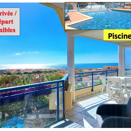 Apartment Plain-pied, Terrasse, Piscine, Pleine Vue Mer, A 6' A Pied, Parking, Wifi Fleury (Aude)