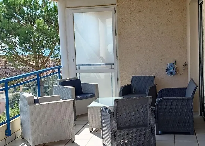 Plain-pied, Terrasse, Piscine, Pleine Vue Mer, A 6' A Pied, Parking, Wifi Apartment