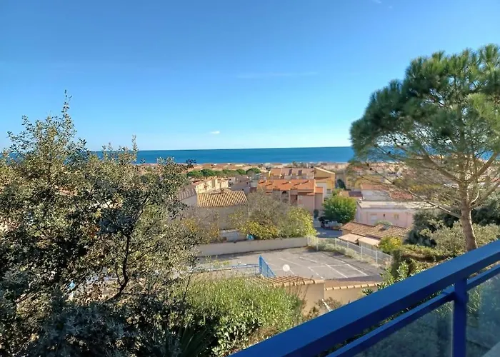 Plain-pied, Terrasse, Piscine, Pleine Vue Mer, A 6' A Pied, Parking, Wifi * Fleury (Aude)