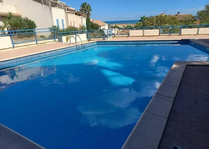 Plain-pied, Terrasse, Piscine, Pleine Vue Mer, A 6' A Pied, Parking, Wifi * Fleury (Aude)