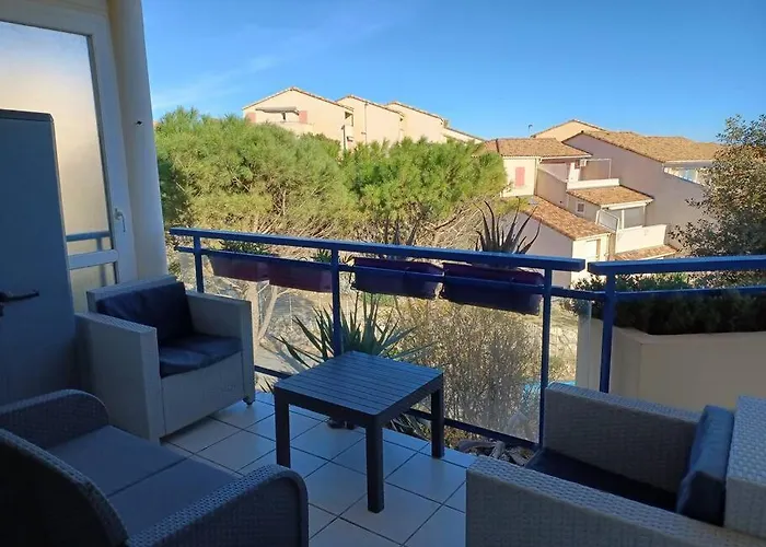 Apartment Plain-pied, Terrasse, Piscine, Pleine Vue Mer, A 6' A Pied, Parking, Wifi Fleury (Aude)