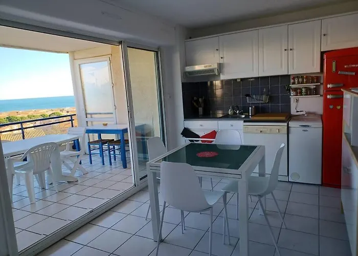 Plain-pied, Terrasse, Piscine, Pleine Vue Mer, A 6' A Pied, Parking, Wifi Apartment Fleury (Aude)