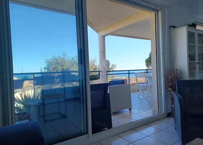 Apartment Plain-pied, Terrasse, Piscine, Pleine Vue Mer, A 6' A Pied, Parking, Wifi Fleury (Aude)