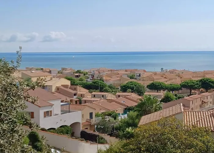 Plain-pied, Terrasse, Piscine, Pleine Vue Mer, A 6' A Pied, Parking, Wifi Daire *