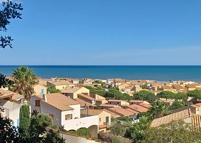 Plain-pied, Terrasse, Piscine, Pleine Vue Mer, A 6' A Pied, Parking, Wifi * Fleury (Aude)